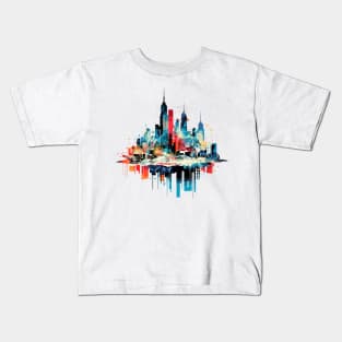 City Skylines Urbain World Fun Life Modern Challenge Kids T-Shirt